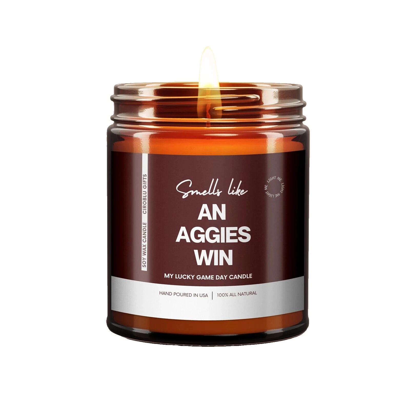 Cera de soja Marrón Velas decorativas