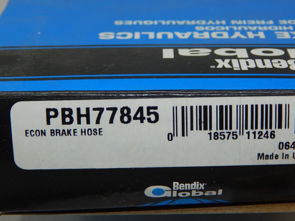 Manguera hidráulica de freno delantera izquierda Bendix 77845 Chevy Olds Pontiac 1990 1991 nueva Foto 2 de 2