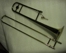 La Paree 505 Trombone with mouthpiece, no case, good condition, Czechoslovakia