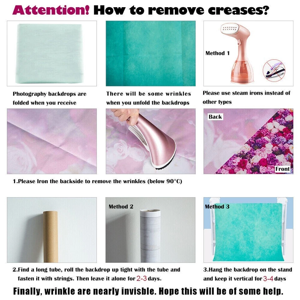 Fondo fotográfico fondo verde flores blancas rosas verano primavera 5x7 ft Foto 2 de 2