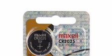 1 pcs x Maxell CR2025 Battery 3V Lithium Button Coin Cells Batteries Hologram