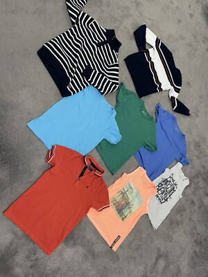 Kinder Paket Restposten Tops T-Shirts Polo Top Westen Strickjacke NEXT 7-8