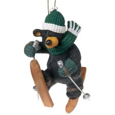 Big Sky Carvers Bearfoots Ski Tumble Ornament