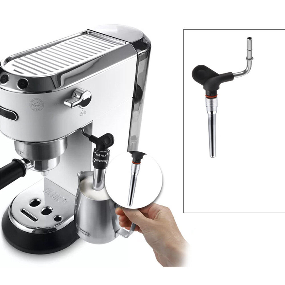 Ugello Per Macchina Da Caffè, Punta Dell'ugello Per Vapore A Foro Singolo Macchina Per Caffe In Acciaio Inossidabile Beccuccio Per Schiuma Di Latte Accessori Per Caffe Sostituzione Per Delonghi Dedica