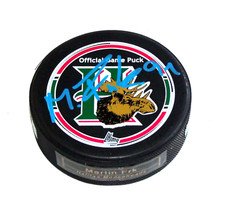 Martin Frk Detroit Red Wings Autographed Hockey Puck  A3578