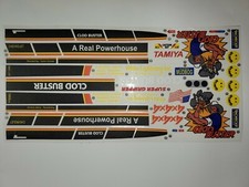 TAMIYA CLOD BUSTER DECAL SHEET -R/C MODEL-1/10-Matte Finish-VintageREPRODUCTION-