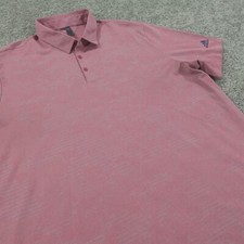 Adidas Shirt Mens XXL Short Sleeve Performance Golf Polo Camo Perforated Vented