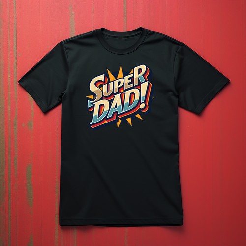 "Super Dad" T-shirt: Funny and Heroic Gift for Fathers - 100% Cotton, Unisex Des - Picture 6 of 46
