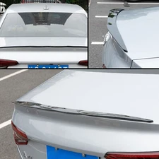 Adjustable Black Rear Trunk Spoiler Lip Roof Tail Wing Universal For Car Sedan