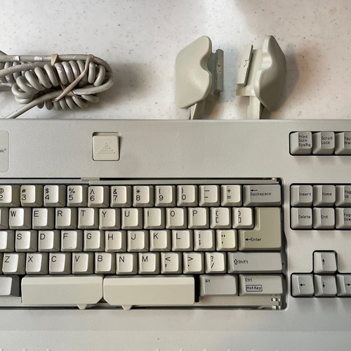 Vintage Key Tronic FlexPro Ergo Ergonomic Tilt Keyboard 5 Pin Din - EUC - Picture 3 of 12