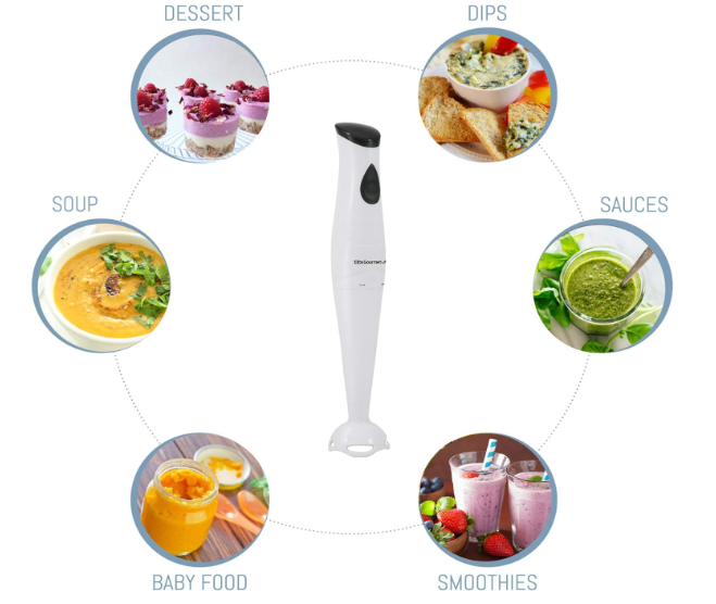 Hand Blender Immersion Stick Electric Chopper Emulsion Hand Held Mixer
