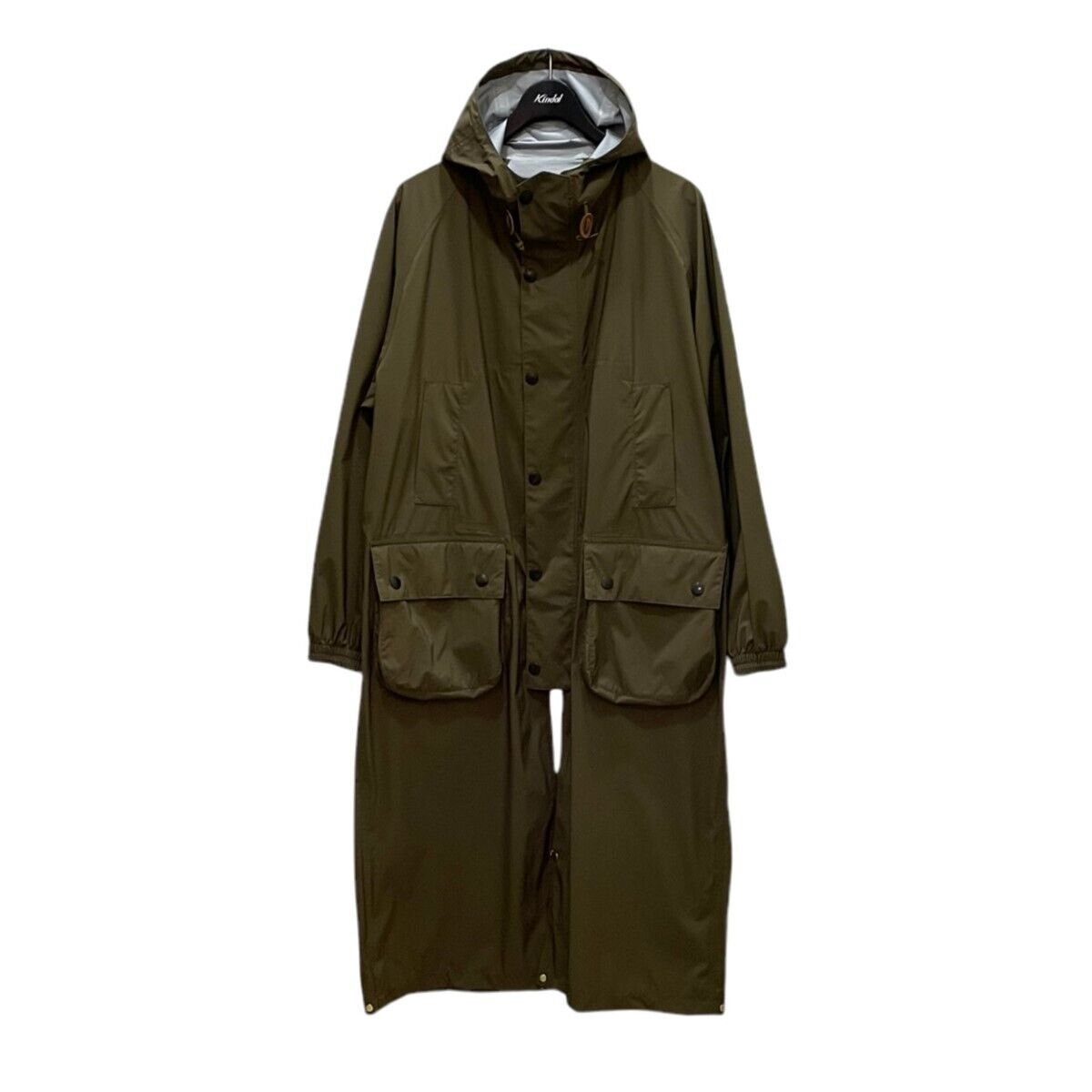 Barbour Scye United Arrows Khaki Nylon Coat Size 38 2Way Barbour Scye United Arrows Khaki Nylon Coat Size 38 2Way