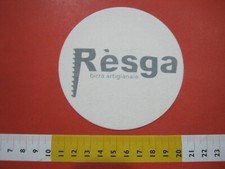 B1 SOTTOBICCHIERE BIRRA BEER MAT BIER COASTER PILSNER ITALIA RESGA PRATO NOVARA