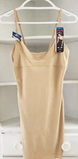 Maidenform Full Slip Shaper Size XL Beige Tan Under Bust Multi Way Strap New