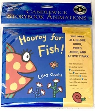 Hooray for Fish! by Lucy Cousins~Candlewick Storybook Animations~CD Stickers