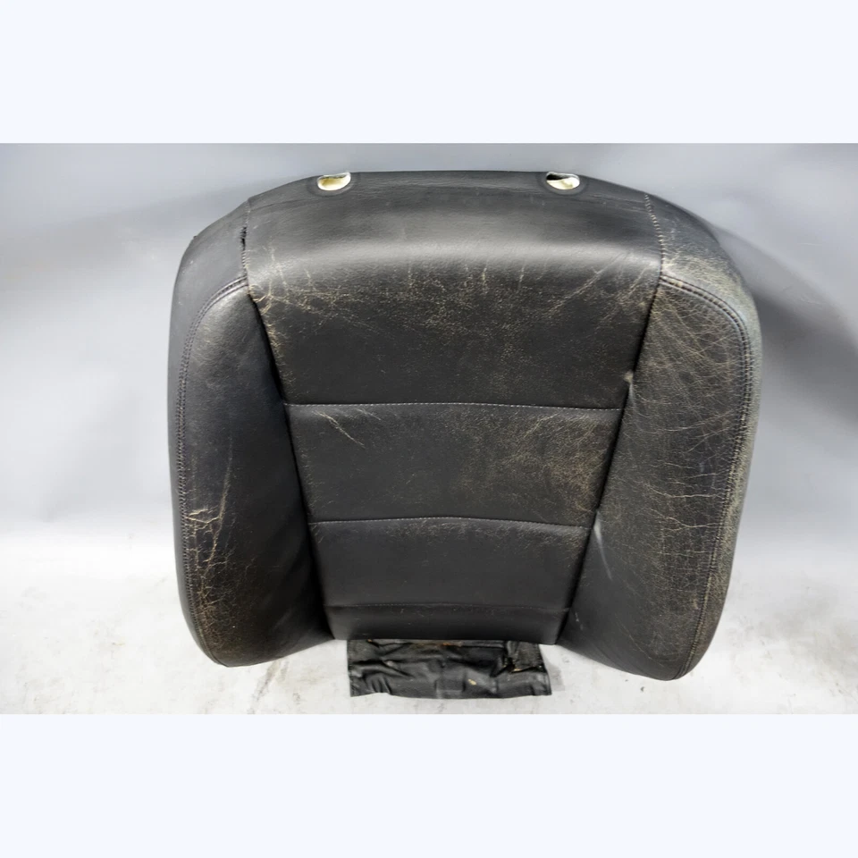 BMW E36 318ti 1995-1998 asiento delantero cuero respaldo cojín cuero negro OEM Foto 2 de 4