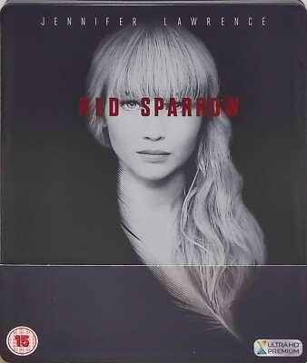 RED SPARROW   LAWRENCE   ONLY ENGLISH   ULTRA PREMIUM   STEELBOOK   4K + BLU-RAY