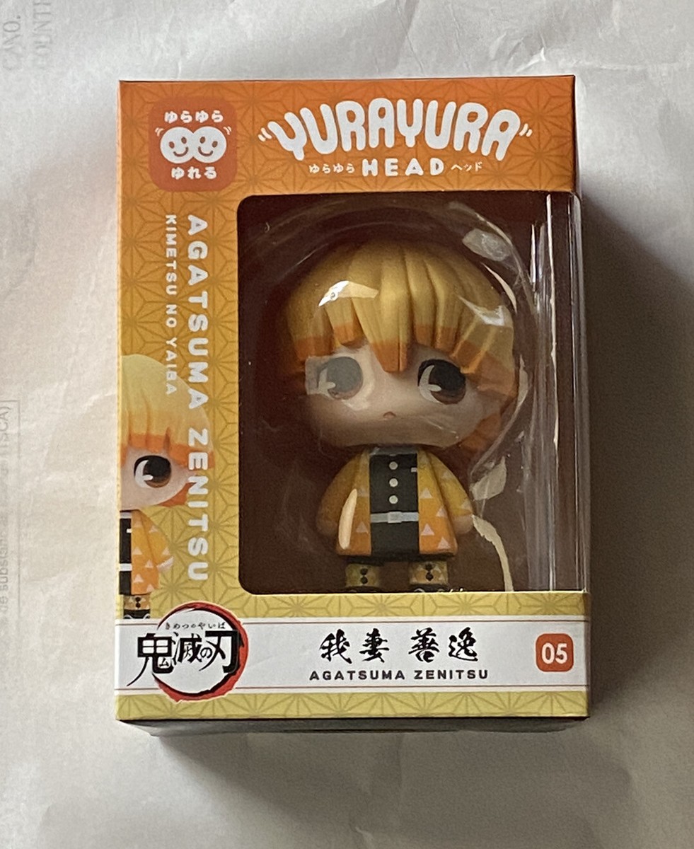 宗　さま YuyaYura Head Demon Slayer Agatsuma Zenitsu Bobblehead