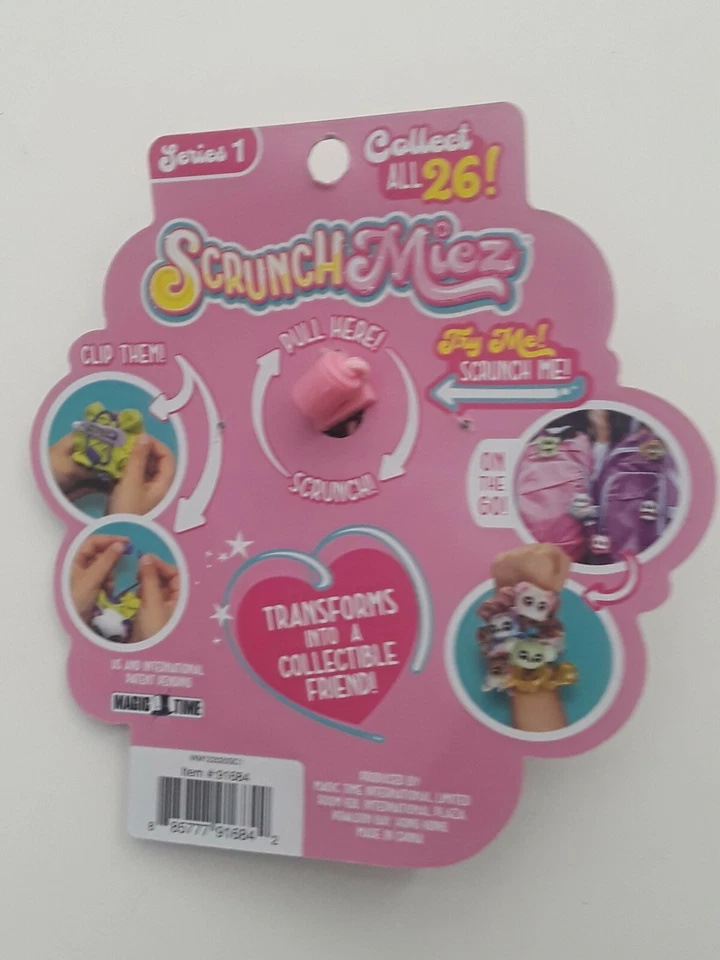 Scrunchmiez Penelope #17 Hair Clip Scrunchie Collectible - New! Free Shipping! - Image 4 of 4