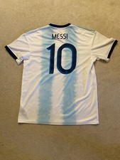 ADIDAS LIONEL MESSI ARGENTINA HOME JERSEY 2019 XL (official name set)