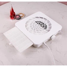 Nail Dust Collector with Reusable Filter, Acrylic Nail Extractor 3500RPM