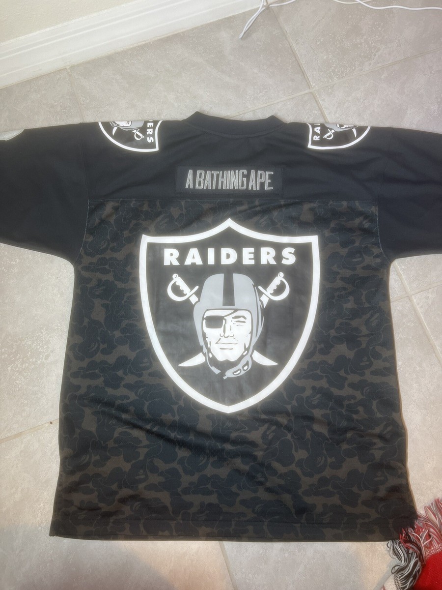 bape x Mitchell & Ness Raiders Jersey Legacy Size 44 Large