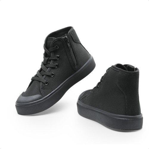 Kids Shoes Boys Girls Fashion Sneakers High Top Canvas Shoes School Casual Shoes - 第 6/9 張圖片
