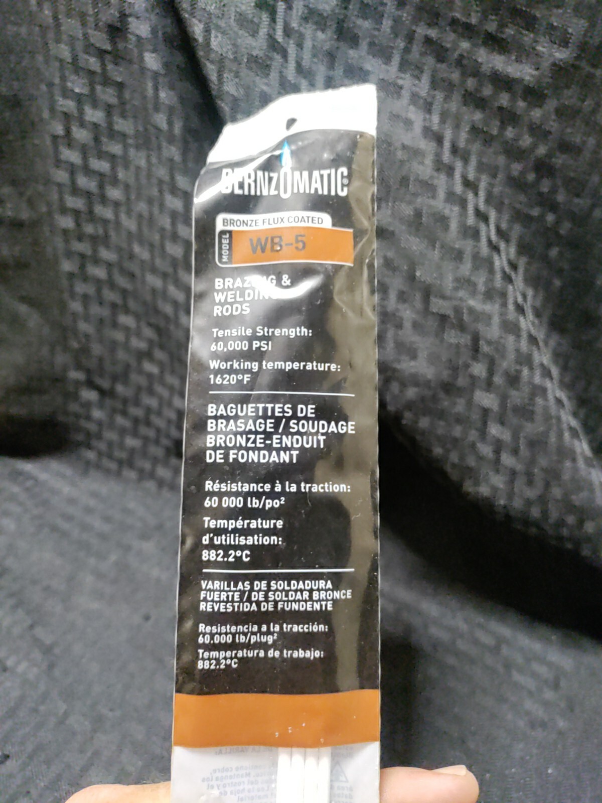 Bernzomatic Bronze FluxCoated Welding and Brazing Rod (4Pack) WB5