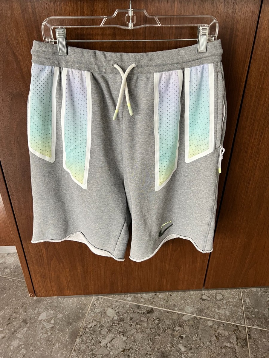 NIKE - レア！PIGALLE ballaholic Stretch Zip Shorts Nike x Pigalle NRG Fleece Shorts Grey Heather With Front Zip