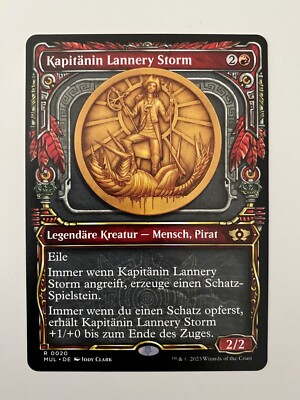 MTG Marsch der Maschine | Kapitänin Lannery Storm | R 20 MUL | Deutsch | Magic