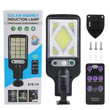 1200000LM LED Solar Motion Sensor Bright Light Outdoor Garden Street Wall Lamp