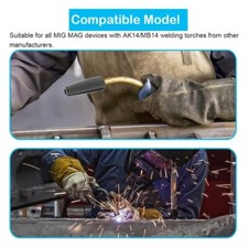 Mig Welder Welder Contact Tips Gasless Nozzle Diffusers Accessories