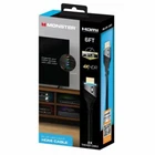 Monster HDMI Cable 4K HDR LED Light 6ft Thick Cable AVA. IN BLU,  RED,