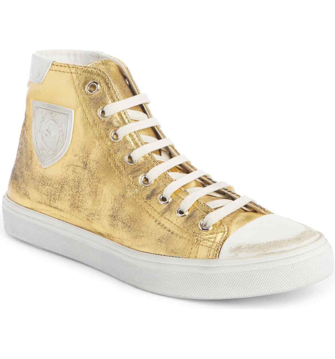 SAINT LAURENT Mid Top Sneaker Size 41 MSRP: $725.00 | eBay