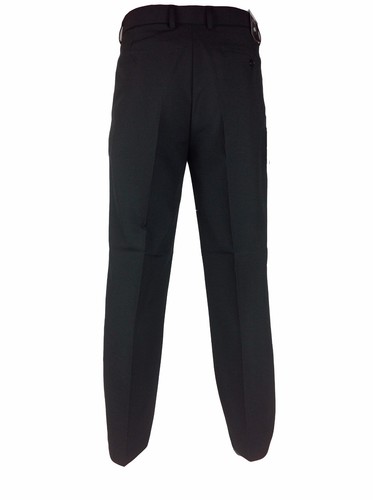 Mens Panama Plain Regular Fitting Trousers Smart Classic Formal Pant Bottoms NEW - Picture 3 of 9
