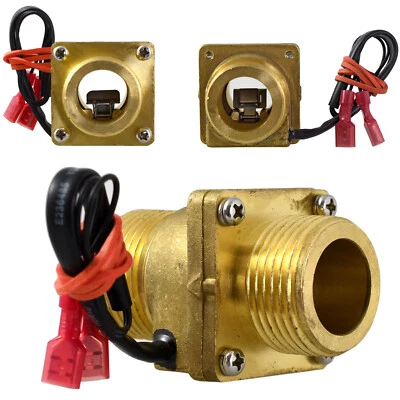 ESCO Durchflusssensor Durchflussschalter AUSEN INNEN GEWINDE 1/2" 3/4" 1" 70W 1A NO