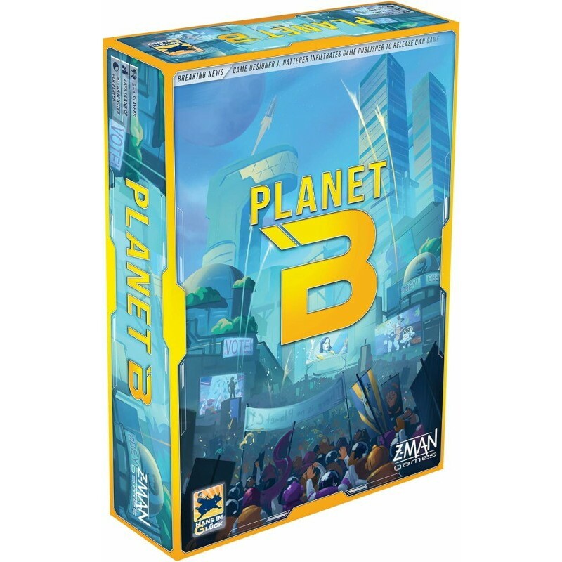 Planet B Board Game | Political Strategy Game | Futuristic Sci-Fi Game for Adult