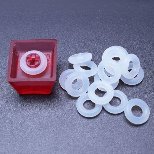 Keycap Rubber O-Ring Keyboard O Rings Switch Dampeners Cherry MX Key Stem 120 Pc - Picture 10 of 19