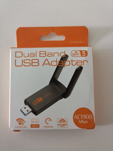 Dual Band USB 3.0 Wlan Stick * WiFi 5 * IEEE 802.11ac * 5GHz * AC1900 * 1300Mbps