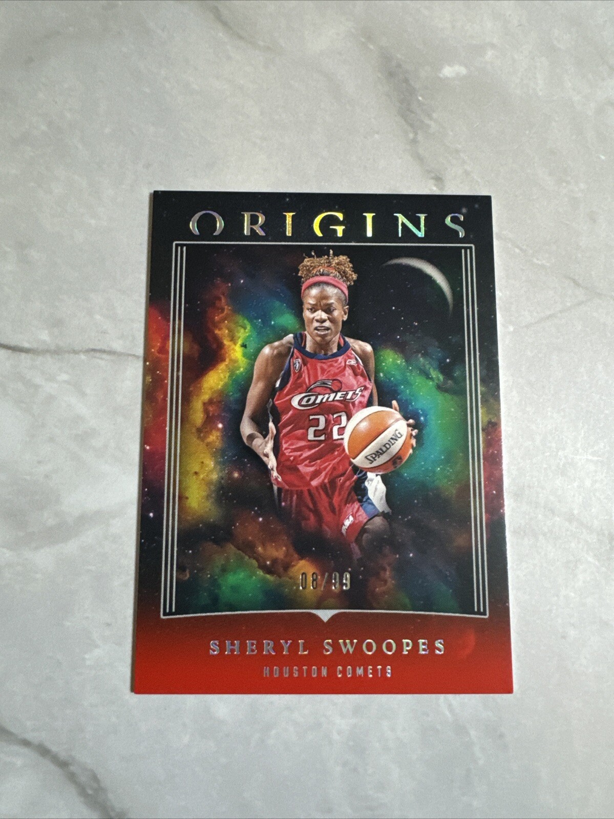 2024 Panini Origins WNBA Sheryl Swoopes Red /99 Card-#73 Houston Comets