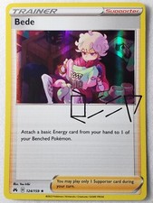 HOLO Bede 124/159 NM / M - Crown Zenith Pokemon Card - $2 Combined Shipping