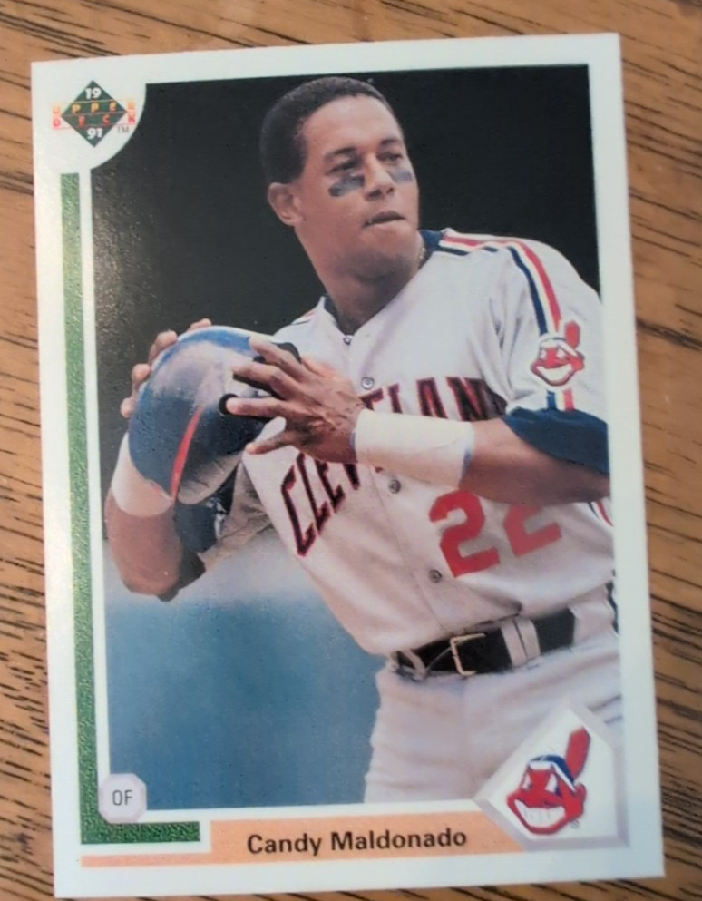 Candy Maldonado Cleveland Indians 1991 Upper Deck Baseball Card #138 MINT