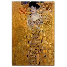 Hand-painted Oil Painting Gustav Klimt - Portrait Of Adele Bloch