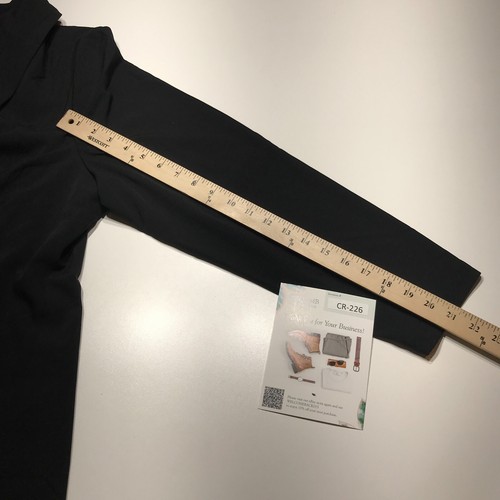 Torrid Blazer Jacket Crepe Black Long Lined Career Essentials Size 1X/14-16 NEW - Picture 15 of 17