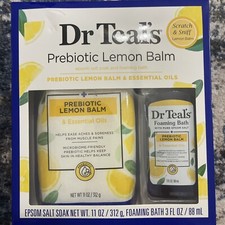Dr Teals Prebiotic Lemon Balm And Essential Oil Set
