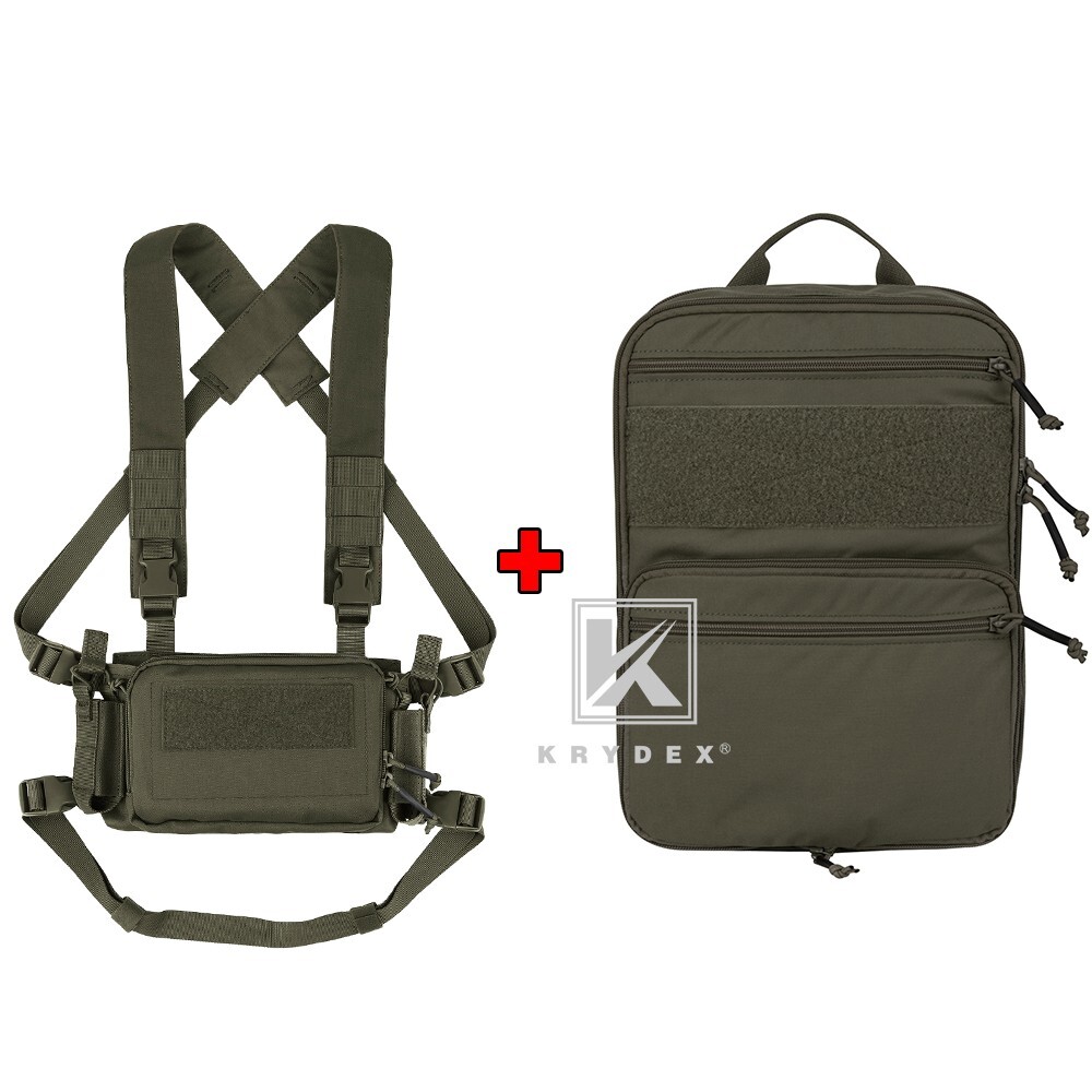 KRYDEX Tactical D3CR チェストリグ レンジャーグリーン KRYDEX Tactical D3CR Chest Rig 5.56 7.62 Rifle Pistol Mag
