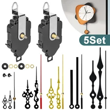 2Set DIY Tool Wall Clock Movement 5Pairs Clock Hand Replacement Motor Repair Kit