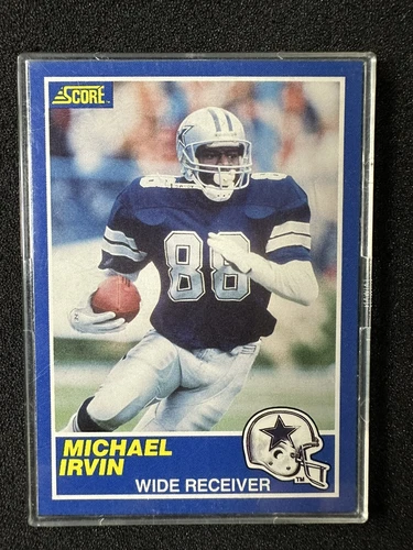 1989 Score Michael Irvin RC Dallas Cowboys #18