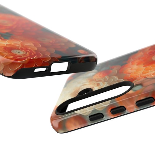 Orange Chrysanthemum Flower Phone Case for iPhone, Samsung Galaxy, Pixel - 第 105/173 張圖片