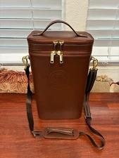Leather Travel Case "Aim to Cure" - NF Research Foundation - Vintage Promo Bag